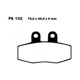 Plaquettes de frein avant / arrière EBC Standar (FA132) KTM / Maico Rendeld meg most