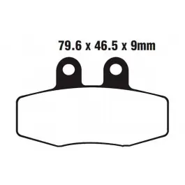 Plaquettes de frein avant / arrière EBC Sintered R (FA132R) KTM Gyors szállítás