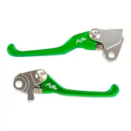 Leviers de frein et d‘embrayage Kite Vert Kawasaki 250 KXF 13-18 Kedvezmény