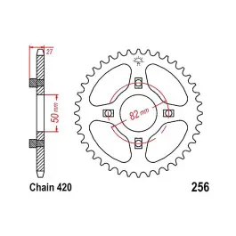 Vedd meg most Couronne JT 42/420 Acier Honda / AJS / WMI
