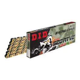 Biztonságos vásárlás Chaîne DID 520ATV2/116 X-Ring G&B (Attache rapide à clip)