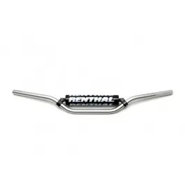Guidon Renthal MX Classic Jimmy Button Ø22mm avec barre de renfort Argent Biztonságos fizetés