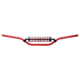 Guidon Renthal MX 971 Carmichael Ø22mm Rouge Különleges ajánlat