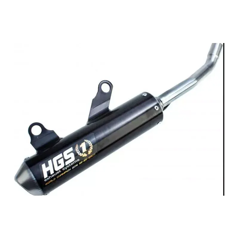 silencieux HGS noir oval alu/embout 250 SX 19-22, 250 TC 19-22, 250 MC 2022 noir Gyors szállítás