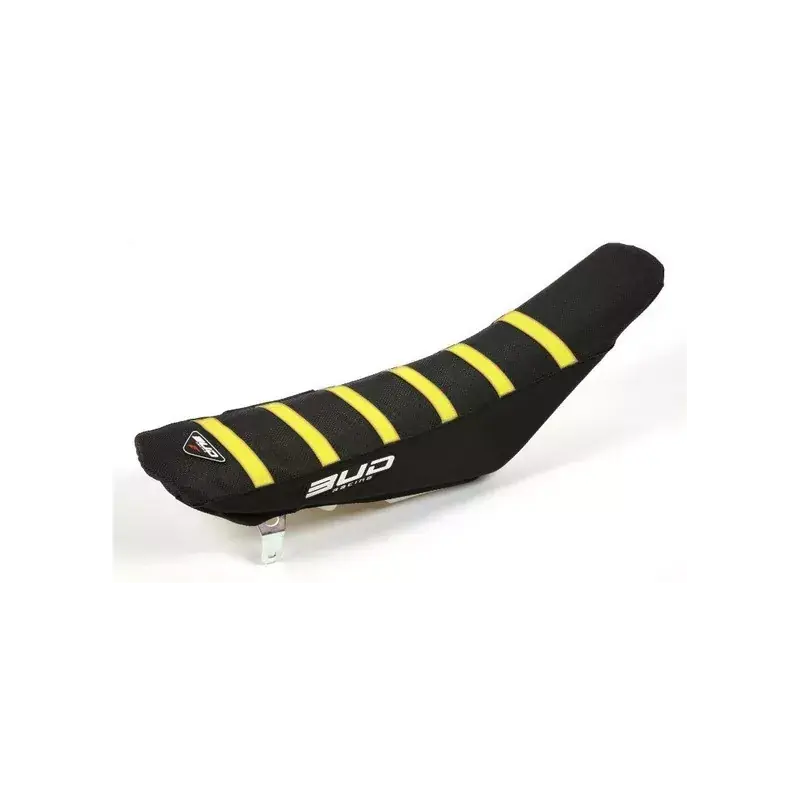 housse bud racing 250 RMZ 10-18 noir bandes jaunes Rendeld meg most