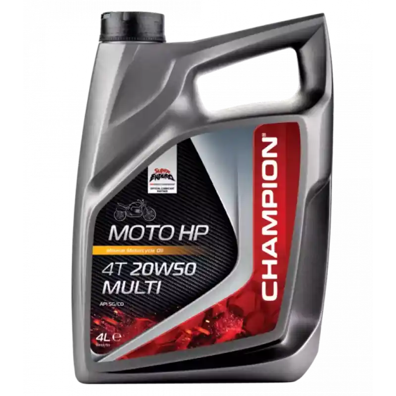 Azonnal elérhető Huile moteur 4T Champion Moto HP 20w50 4 litres