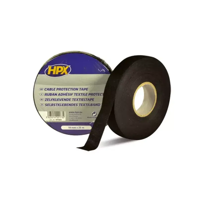 Ruban adhésif coton HPX noir 19mm x 25m Expressz szállítás