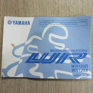 Ajánlat Bedienungsanleitung Yamaha WR125R, WR125X