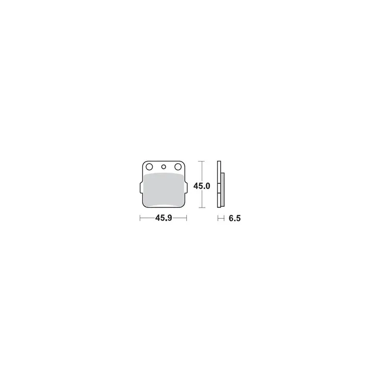 PLAQUETTES DE FREIN AVANT MOTO MASTER NITRO HONDA CR 85 2003-2007 Kihagyhatatlan ajánlat