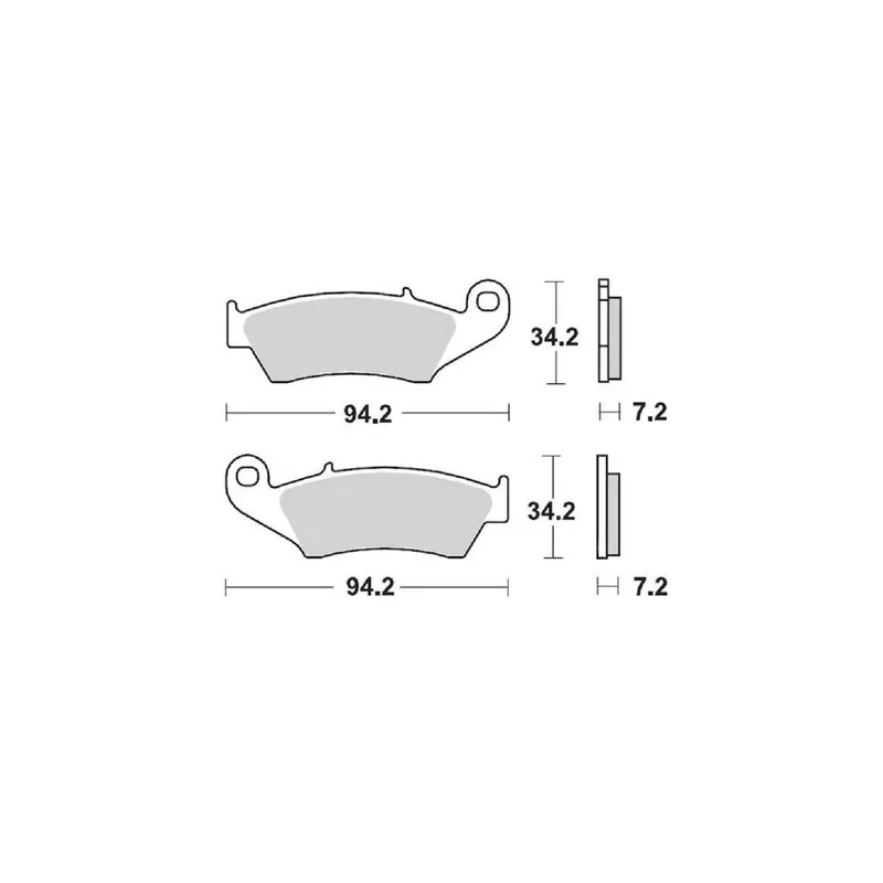PLAQUETTES DE FREIN AVANT MOTO MASTER NITRO HONDA CRF 250 2004-2024 Legjobb ár