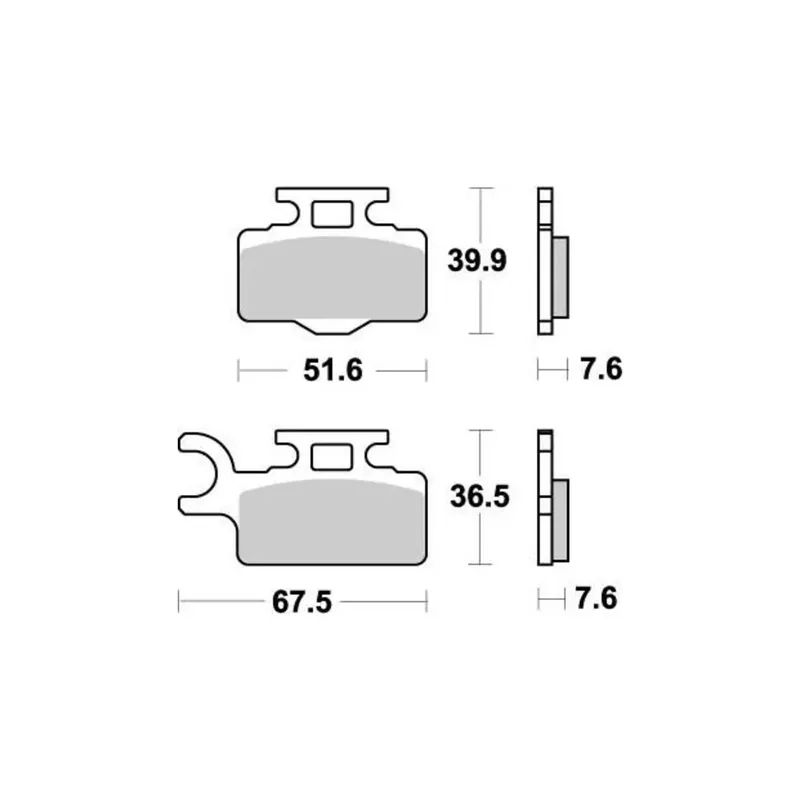 Gyors kiszállítás PLAQUETTES DE FREIN AVANT MOTO MASTER NITRO KAWASAKI KX 65 2000-2024