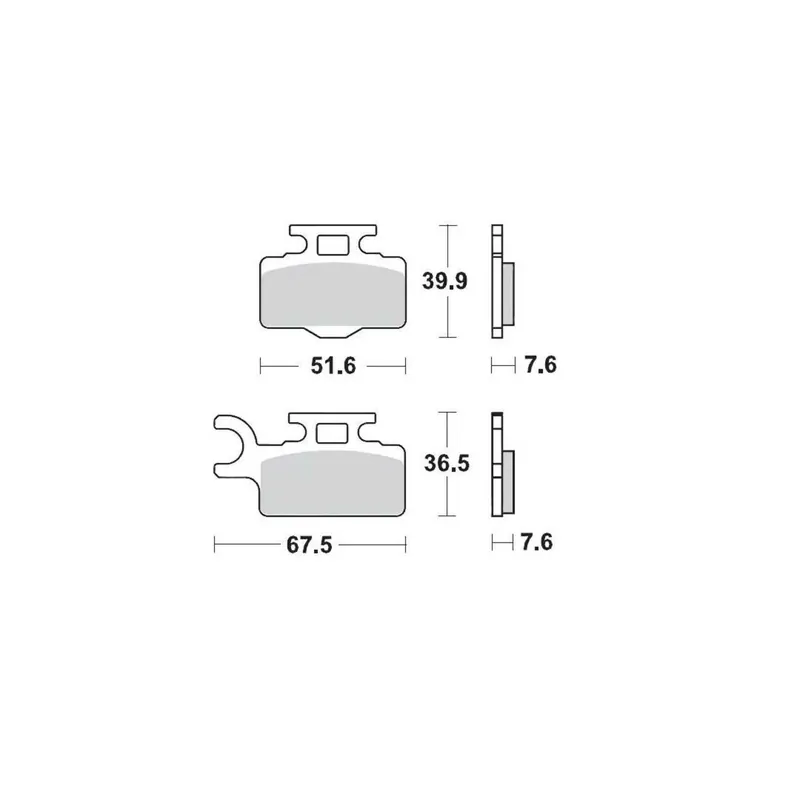 PLAQUETTES DE FREIN AVANT MOTO MASTER SINTER PRO SUZUKI RM 65 2003-2005 Olcsó