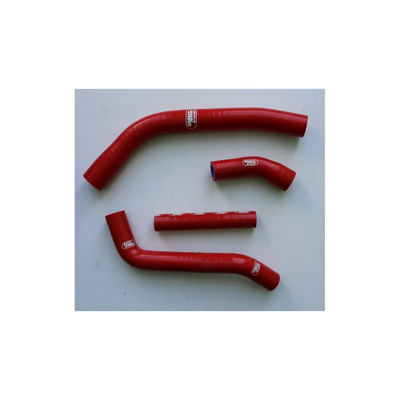 Durites de radiateur rouges SAMCO type origine - 3 durites Yamaha YZF 450 2010-12 Prémium