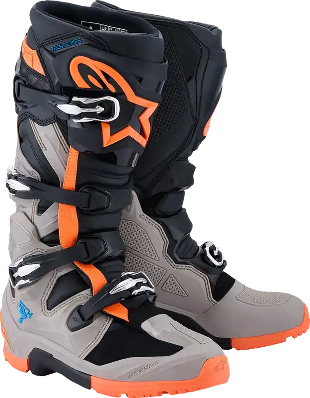 Expressz kézbesítés Botte Tech 7 Enduro Orange Noir ALPINESTARS