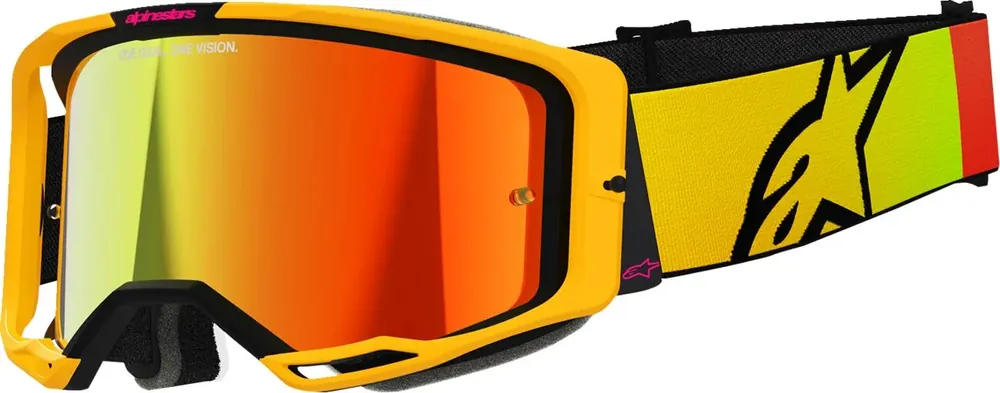 Végkiárusítás Masque Supertech Vision 8 Jaune ALPINESTARS