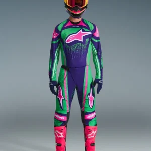 Tenue Cross Complète Techstars Nomur Violet-vert ALPINESTARS Biztonságos vásárlás