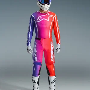 Tenue Cross Complète Fluid Apex Rouge Violet ALPINESTARS Bestseller