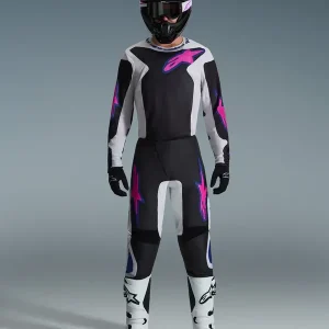 Tenue Cross Complete Fluid Grid Noir-Rose ALPINESTARS Népszerű
