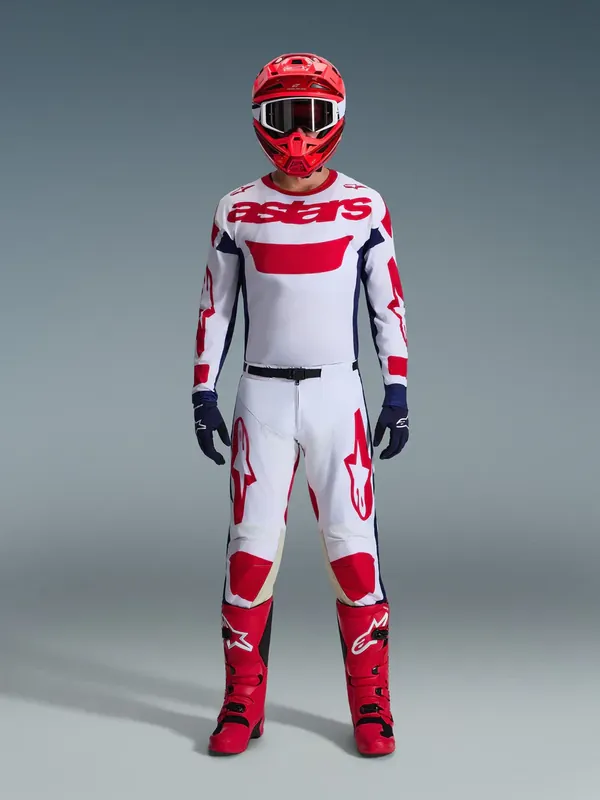 Bestseller Tenue Cross Complete Racer Riway Rouge-Blanc ALPINESTARS