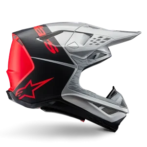 Akciós ár Casque Supertech M10 Flood Noir-Argent ALPINESTARS
