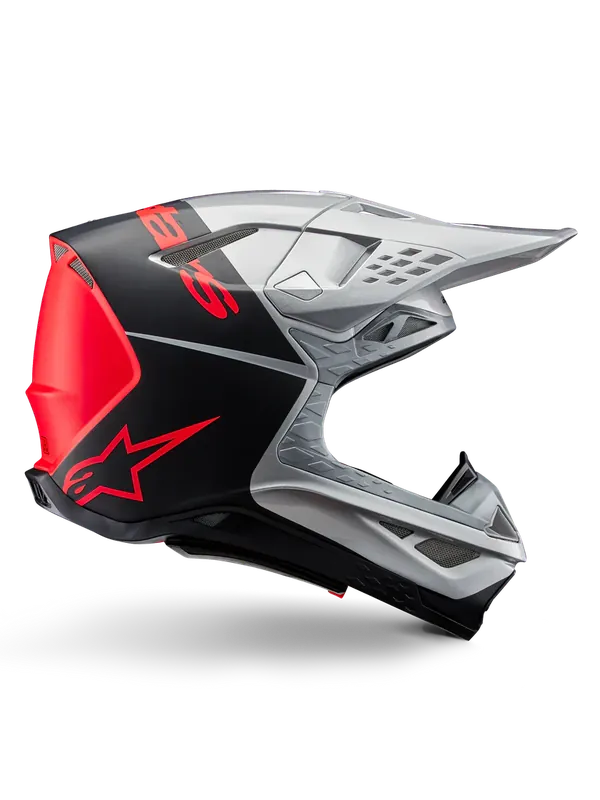 Akciós ár Casque Supertech M10 Flood Noir-Argent ALPINESTARS