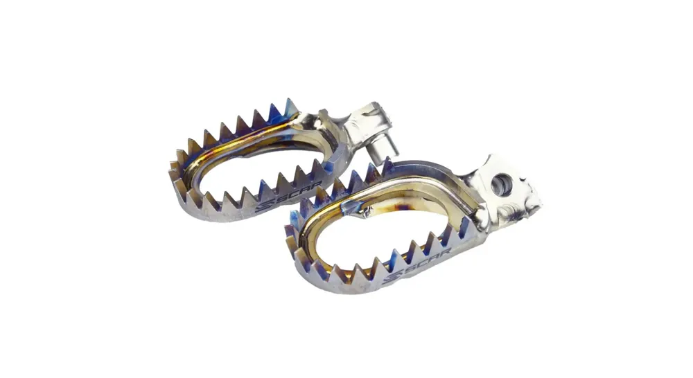 Cale-Pieds Titane Anti-Boue SCAR Yamaha – Grip Extrême Cross Enduro YZ YZF WR Kiárusítás