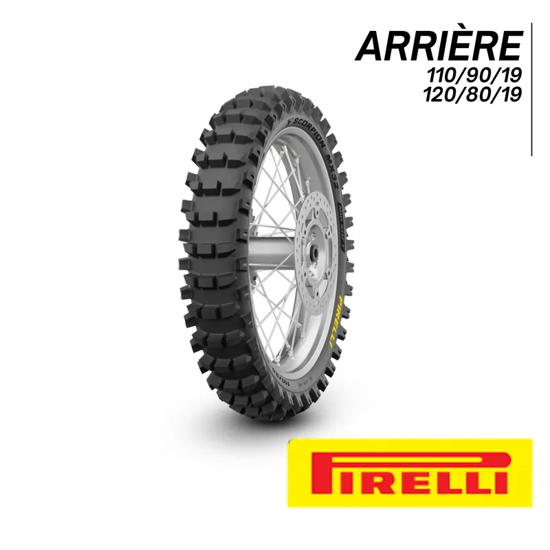 Pneu Arrière Cross MX32 MID SOFT New PIRELLI Olcsóbb