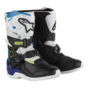 Alacsony ár Bottes Enfant Tech3S Blanc/Noir/Bleu ALPINESTARS