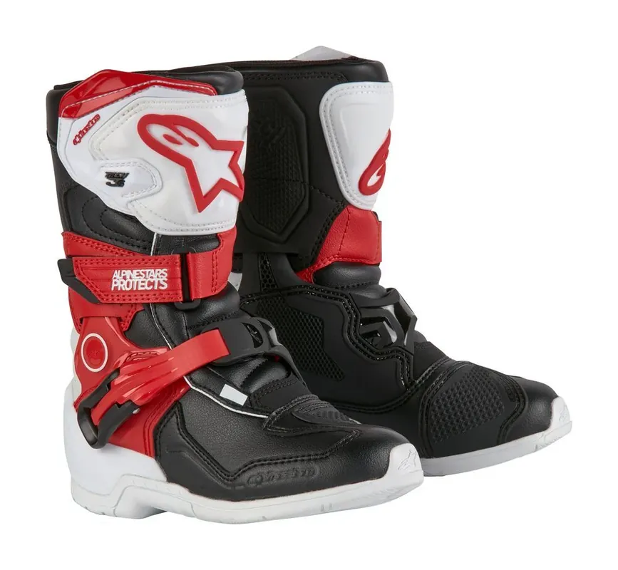 Bottes Enfant Tech3S Blanc/Noir/Rouge ALPINESTARS Azonnal elérhető