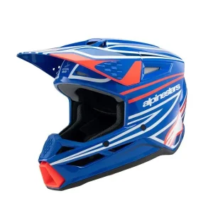 Legnépszerűbb Casque Enfant S-M3 Bleu Rouge Blanc ALPINESTARS