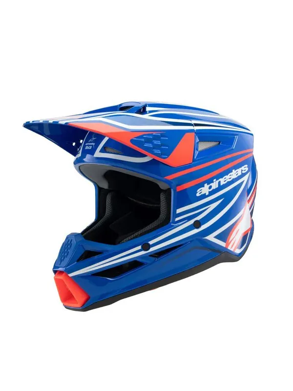 Legnépszerűbb Casque Enfant S-M3 Bleu Rouge Blanc ALPINESTARS