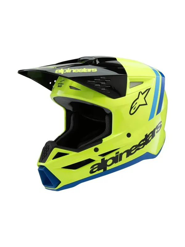 Szezonális akció Casque Enfant S-M3 Jaune Fluo/Noir ALPINESTARS