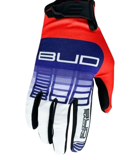 Gants Enfant SX Lite Neon Blanc/Bleu/Rouge BUD RACING Utolsó esély