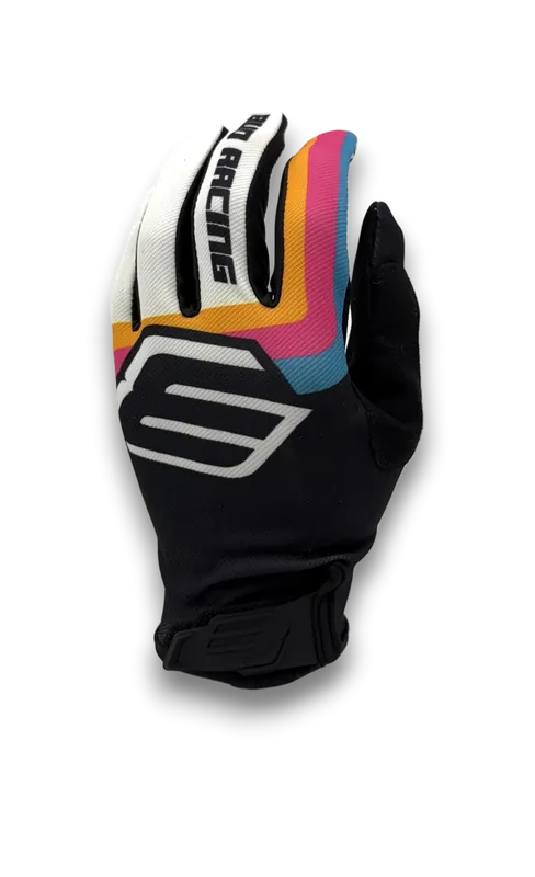 Olcsóbb Gants Enfant SX Lite 95 Noir/Bleu/Rose/Jaune BUD RACING