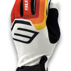 Végkiárusítás Gants Enfant SX Lite 95 Blanc/Jaune/Rouge BUD RACING