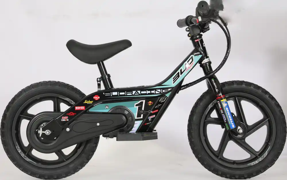 Vásárlói kedvenc Draisienne Electrique 14‘‘ Bleu Aqua BUD RACING