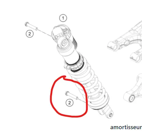 Axe Amortisseur KTM Olcsó