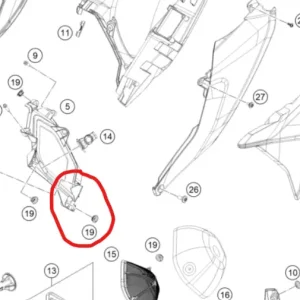 Caoutchouc de Trappe de Boite a Air KTM Biztonságos fizetés