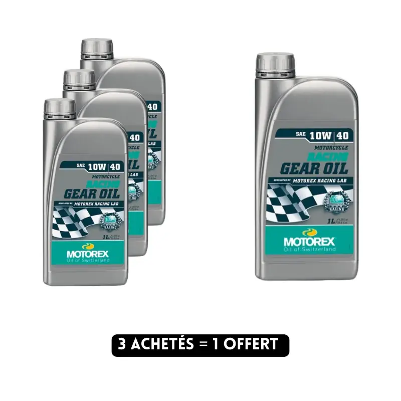 Expressz szállítás Huile de Boîte Motorex Gear Oil 10W40 Offre 3+1 Gratuit