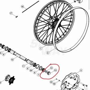 Expressz kézbesítés Ecrou d’Axe de Roue Avant Beta RR 2T / 4T & Xtrainer 2011–2026 – OEM Ref 020.41.006.00.00