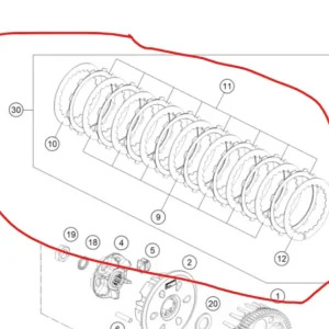 Kedvezményes ár Kit disques embrayage KTM OEM 2 Temps et 4 Temps 2017 à 2027 – 79532010033
