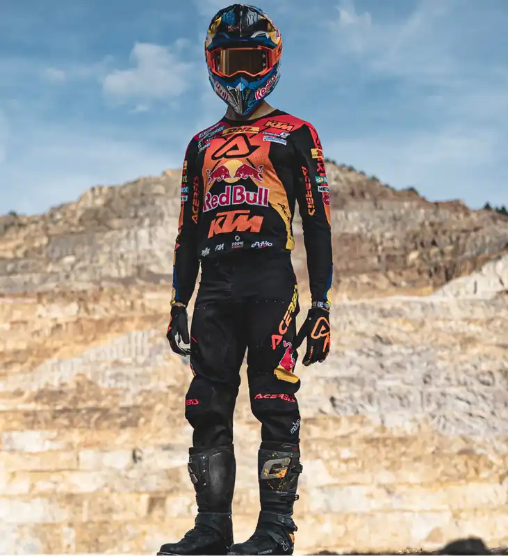 Tenue Acerbis MX Track Inc Orange Verona 2026 – Maillot + Pantalon Motocross Enduro Azonnal elérhető