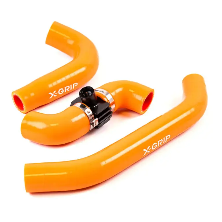Kit durites de radiateur X-Grip Orange KTM Husqvarna GasGas 250/300 2 Temps TBI 2023 à 2027 Vedd meg most