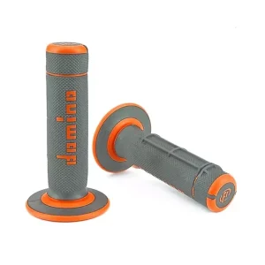 Prémium Domino Poignées Full Grip Gris/Orange