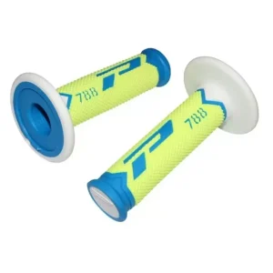 Poignées Offroad Triple Density 788 Closed End Bleu / Jaune Fluo / Blanc PRO GRIP PA078800AGFB Szezonális akció