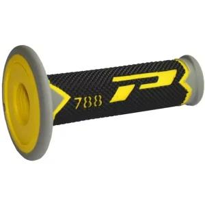 Azonnal elérhető Poignées Offroad Triple Density 788 Closed End Noir / Gris / Jaune PRO GRIP PA078800GIGN