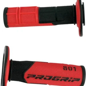 Biztonságos fizetés Poignées Offroad Double Density 801 Closed End Noir / Rouge PRO GRIP PA080100NERO
