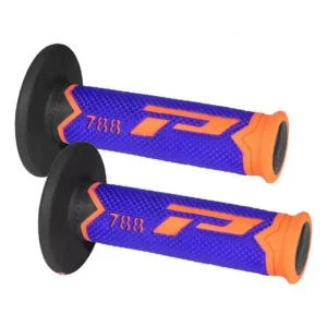 Poignées Offroad Triple Density 788 Closed End Orange Fluo / Bleu / Noir PRO GRIP PA078800AFBN Vedd meg online