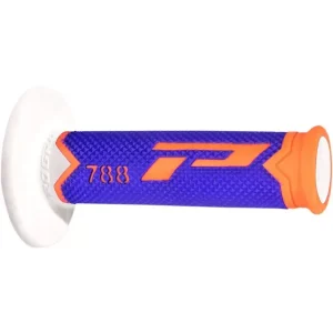 Különleges ajánlat Poignées Offroad Triple Density 788 Closed End Orange Fluo / Bleu / Blanc PRO GRIP PA078800AFBB