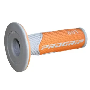 Biztonságos fizetés Poignées Offroad Double Densité 801 Extrémité Fermée Orange / Gris PRO GRIP PA080100GRAC